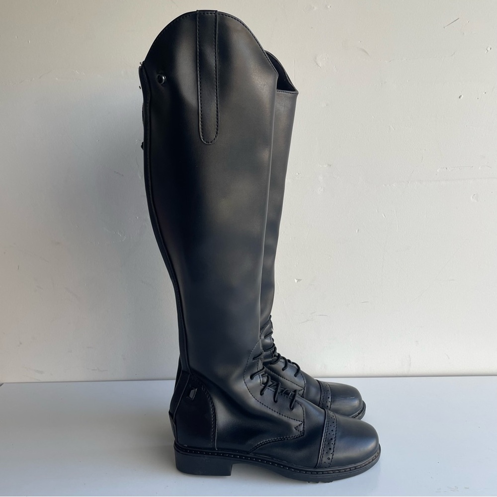 Kids TuffRider Black Lace-Up Riding Boots